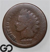 1877 Indian Head Cent Penny