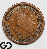 1863 Civil War Token, "Spoot"