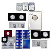 1943-2022 Varied US Coin Collection W/Silver [58