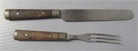 Civil War Knife and Fork.