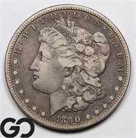 1890-CC Morgan Silver Dollar