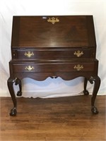 Wallace Nutting Secretary Desk w/ Ball & Claw Foot