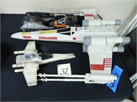 (4) Star Wars Toys - 1995 POTF X-Wing Fighter,