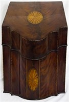 Inlaid Edwardian lift top knife box