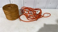 Binder twine and extension cord