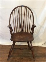 Wallace Nutting Style Bow Back Windsor Chair