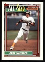 1992 Topps #401 JOSE CANSECO Oakland Athletics