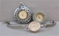 Lot of vintage watches includes Webster, Benruss,