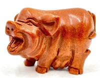 Soapstone Pig Figurine