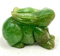 Hand Carved Small Jade Rabbit Figurine
