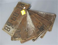 Michigan license plates from 1940, etc.