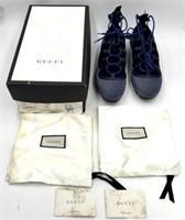Gucci Glitter Web Sneakers 419545 KW070 4263