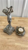 Vintage cast clock, broken