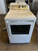 GE White Gas Dryer