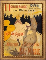 Henri de Toulouse-Lautrec "Moulin Rouge" Poster
