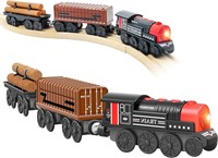 Motorized Train for Wooden Track  3Pcs Train Toy S