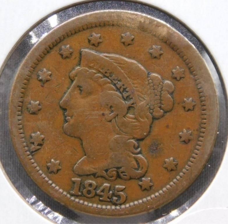 1845 US Large Cent.