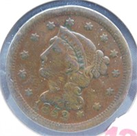 1852 US Large Cent.