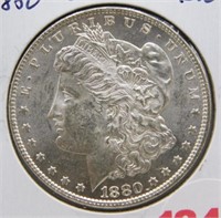 1880-O Morgan Silver Dollar. BU.