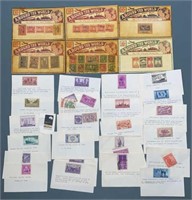 COLLECTION OF VARIOUS ANTIQUE STAMPS