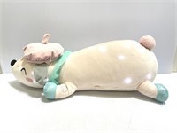 Light up stuffed pink dog