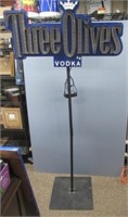 Three Olives Vodka store display. Measures: 78"