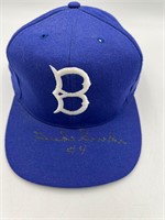 Autographed Duke Snider HOF Brooklyn cap