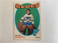 Peter McDuffe 1971-72 OPC Rookie Card No.225