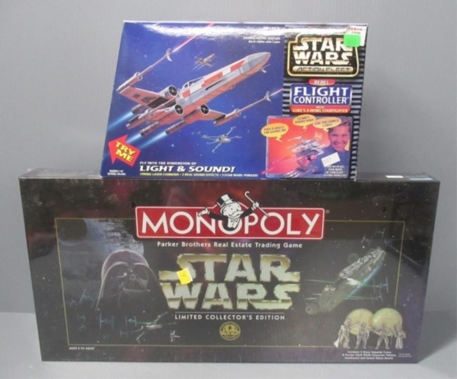 Star Wars Rebel flight controller and sealed Star