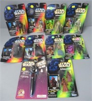 (10) Star Wars action figures in original
