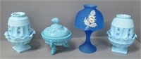 Hand painted West Morland ferry lamp, hand