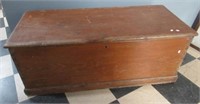 Vintage wood blanket chest. Measures: 17.25" H x