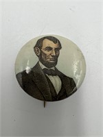 Vintage celluloid Abraham Lincoln Pinback