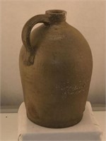 Antique Salt Glaze Stoneware Jug with Handle