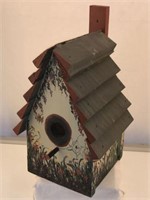 Handmade + Hand-Painted Birdhouse