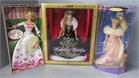 (3) Barbie dolls in boxes, includes Bob Mackie,