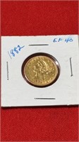 1882 $5 Liberty Gold Piece -No Shipping