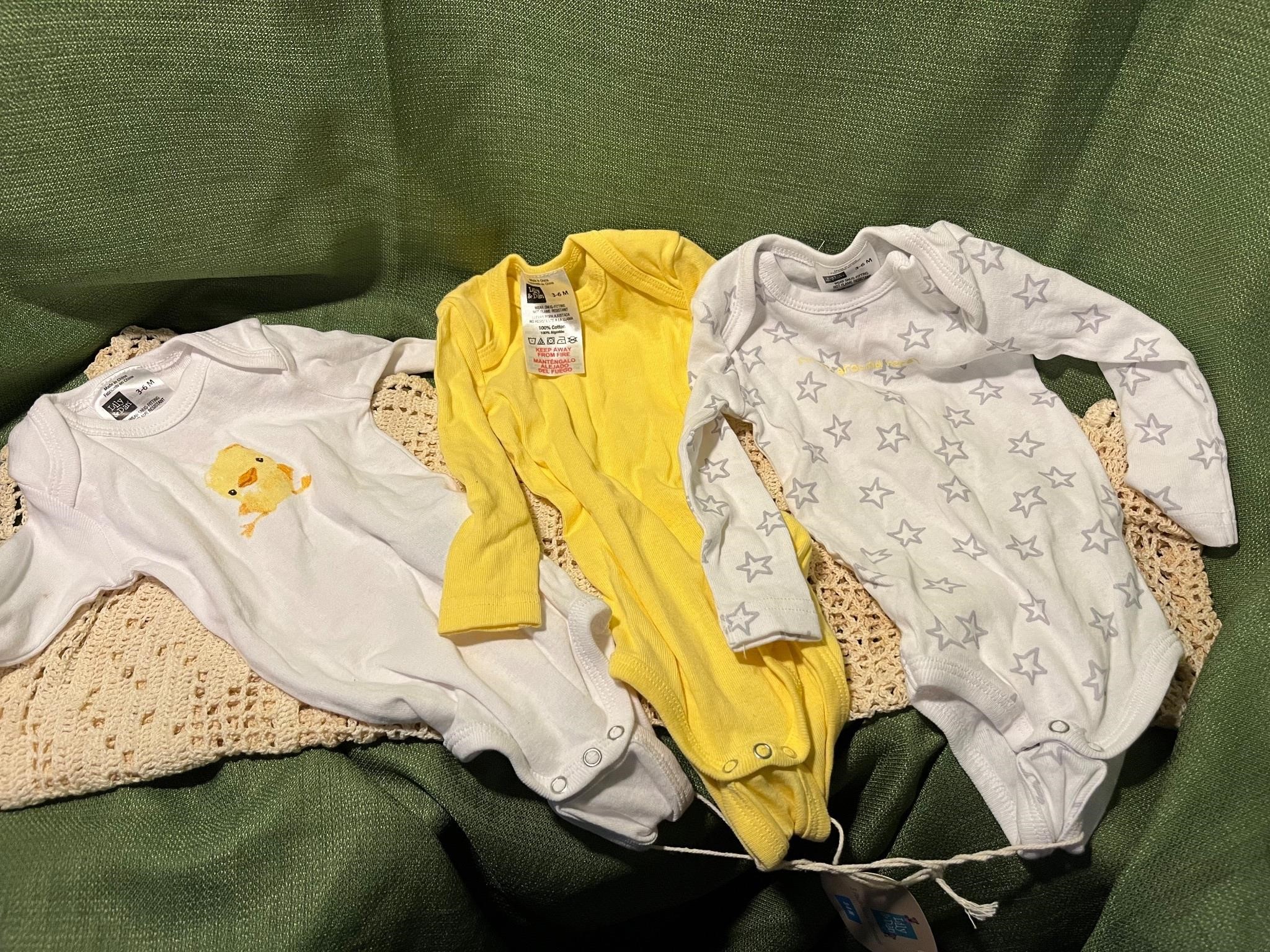 3 Onsies 3-6 months new