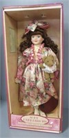 Soft Expressions bisque doll in box. Measures: