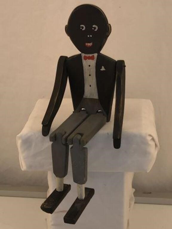 Black Americana Folk Art Clogging Jig Puppet