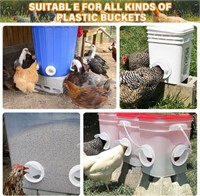 DIY Chicken Feeder Kit for Buckets, totes, tubs