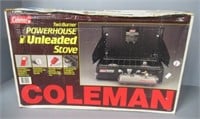 Coleman Two-Burner Unleaded Gas Grill. Never