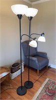 2 floor lamps