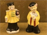 Two Vintage DB Hand-Painted Porcelain Figurines