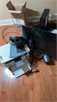 Desktop computer and printer