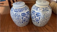 2 Ginger jars