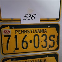 PA License Plate
