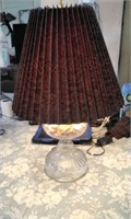 Vintage Glass Oil Lamp converted to electric