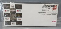 Corvette 50th Anniversary Envelope Cancelled