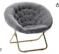 Milliard Cozy Chair/Faux Fur Saucer Chair for